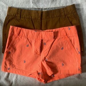 J. Crew Chino Broken-In Women's Size 6 100% Cotton Shorts.